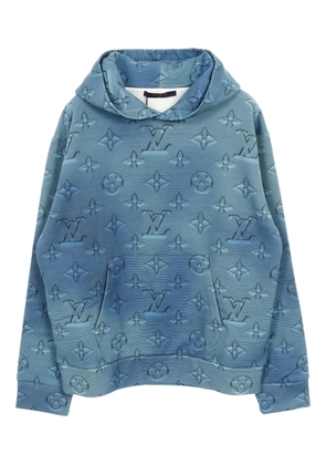 Louis Vuitton Pre-Owned 2020s monogram hoodie - Blue