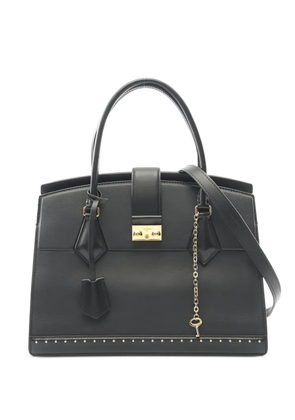 Louis Vuitton Pre-Owned 2017 MM Marly studded leather handbag - Black