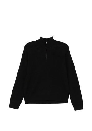 CROQUIS zipped sweater - Black
