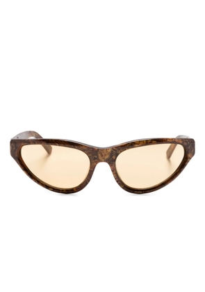 Marni Eyewear Mavericks Radica cat-eye sunglasses - Brown