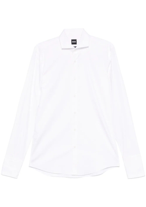 BOSS classic-collar shirt - White