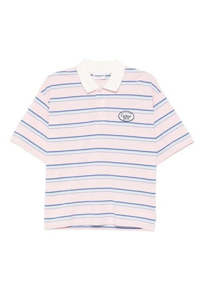CHOCOOLATE striped polo shirt - Pink