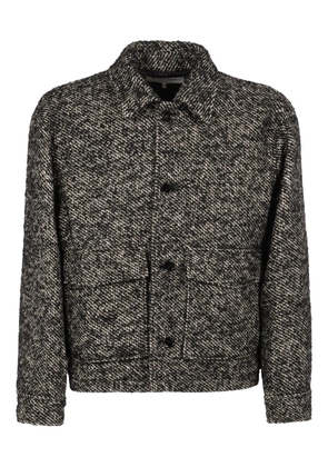 FRAME mélange-effect jacket - Grey