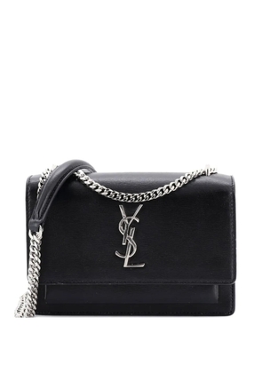 Saint Laurent Pre-Owned Sunset Chain Wallet Leather crossbody bag - Black