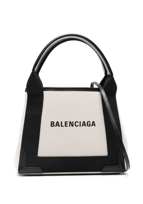Balenciaga Navy XS Cabas tote bag - Neutrals