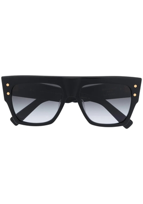 Balmain Eyewear B-II square frame sunglasses - Black