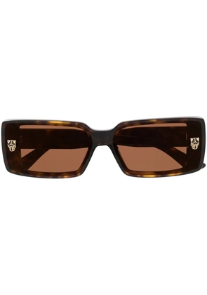 Cartier Eyewear rectangle-frame sunglasses - Brown
