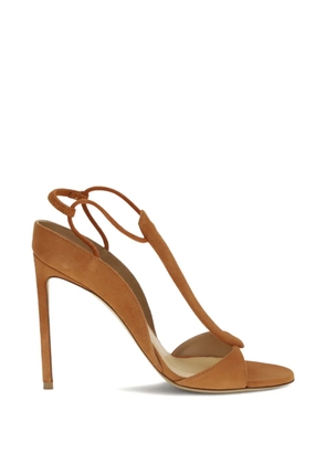 Francesco Russo T-strap sandals - Brown