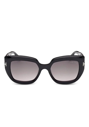 TOM FORD Eyewear round-frame gradient sunglasses - Black