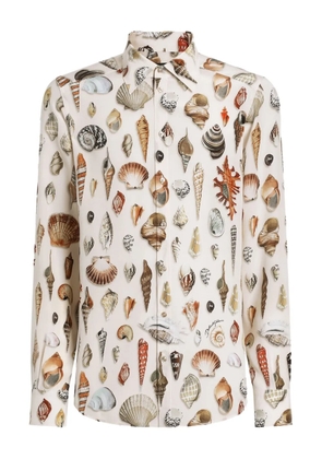 Dolce & Gabbana shell-print Martini shirt - Neutrals