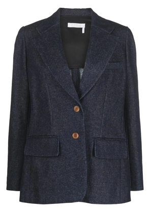 Chloé two-button denim blazer - Blue