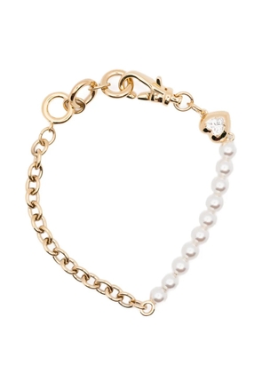 Swarovski heart bracelet - Gold