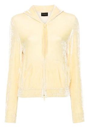 Balenciaga BB Paris zip-up hoodie - Yellow