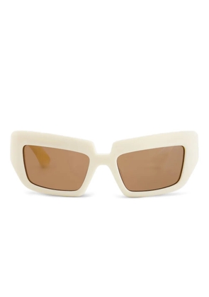 Port Tanger cat-eye sunglasses - White