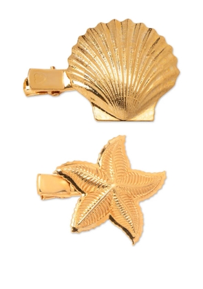 Jennifer Behr Oceane barrette (set of two) - Gold