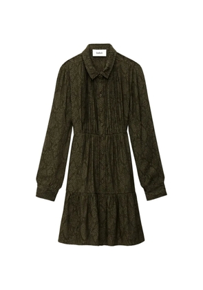 Ba&Sh Rosyna snake-pattern mini dress - Green