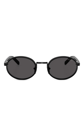 Prada Eyewear logo-engraved sunglasses - Black