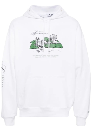 A.P.C. Hôtel JJJJound hoodie - White