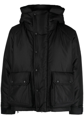 Maison Kitsuné x And Wander logo-print padded jacket - Black