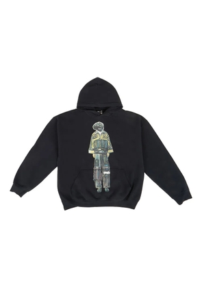 DRx FARMAxY FOR LN-CC graphic-print hoodie - Black