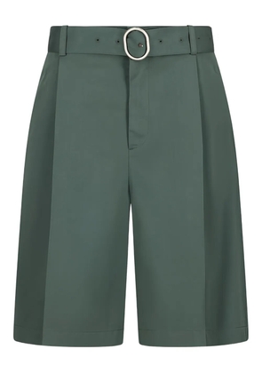 Jil Sander belted shorts - Green