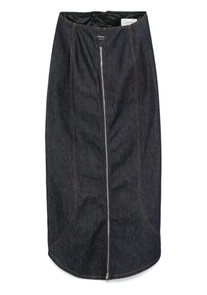 Coperni denim maxi skirt - Blue