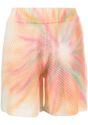 Canessa cashmere knitted shorts - Pink