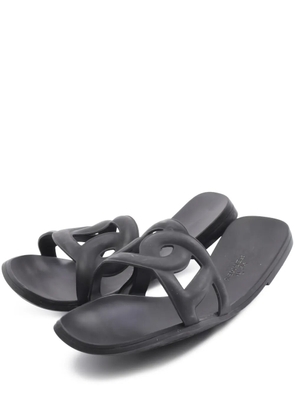 Hermès Pre-Owned 2000s Aloha Chaine d'Ancre sandals - Black