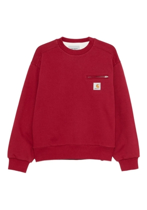 Carhartt WIP Detroit logo-appliqué sweatshirt - Red