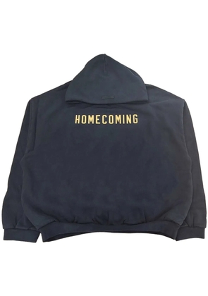 FEAR OF GOD ESSENTIALS slogan-print hoodie - Black