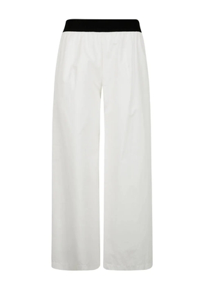 Maria Calderara cotton trousers - White