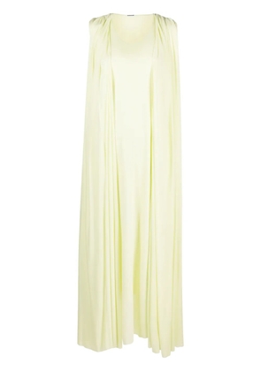 Jil Sander draped maxi dress - Green