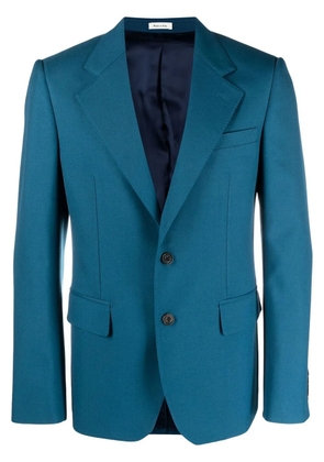 Alexander McQueen tailored single-breasted blazer - Blue