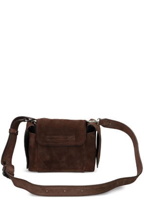 Vic Matie suede crossbody bag - Brown