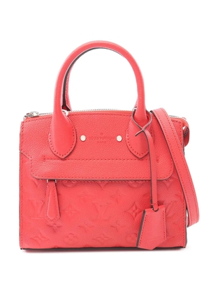 Louis Vuitton Pre-Owned 2016 Monogram Empreinte Mini Pont Neuf satchel - Red