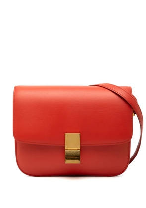 Celine Pre-Owned 2000-2025 Medium Calfskin Classic Box crossbody bag - Red