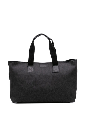 Gucci Pre-Owned 2016-2025 Guccissima Trimmed Denim tote bag - Black