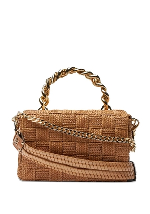 Casadei Hanoi logo-detail tote bag - Brown