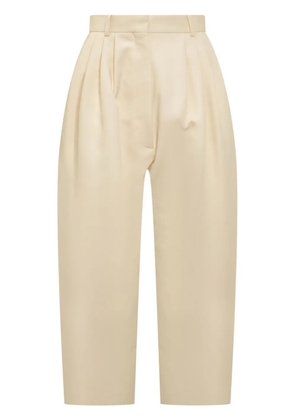 Calcaterra cropped trousers - Neutrals