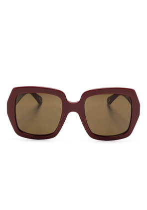 Chloé Eyewear square-frame sunglasses - Red