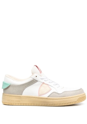 Philippe Model Paris colour-block low-top sneakers - White