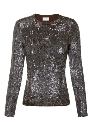 P.A.R.O.S.H. sequin-embellished PAROSH top - Grey