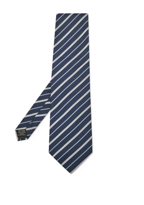 Gianfranco Ferré Pre-Owned striped tie - Blue