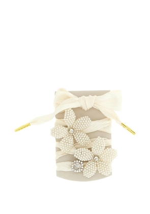 Golden Goose geometric floral charms shoelaces - Neutrals