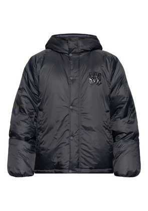 AMIRI logo-detail hooded jacket - Black