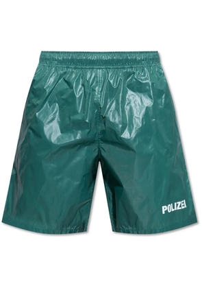 VETEMENTS Polizei swim shorts - Green