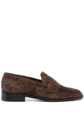 ATP Atelier Airola Walnut suede loafers - Brown