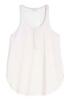 LEMAIRE bias cut tank top - White