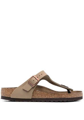 Birkenstock Gizeh buckled 25mm sandals - Brown
