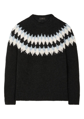 Alanui Fairisle wool sweater - Black
